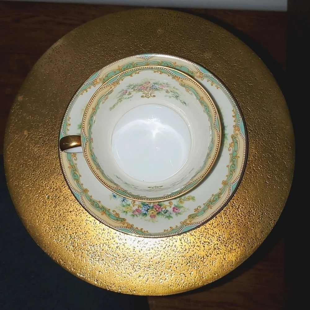 Vtg Noritake Joan 584 Teacup and Saucer Set